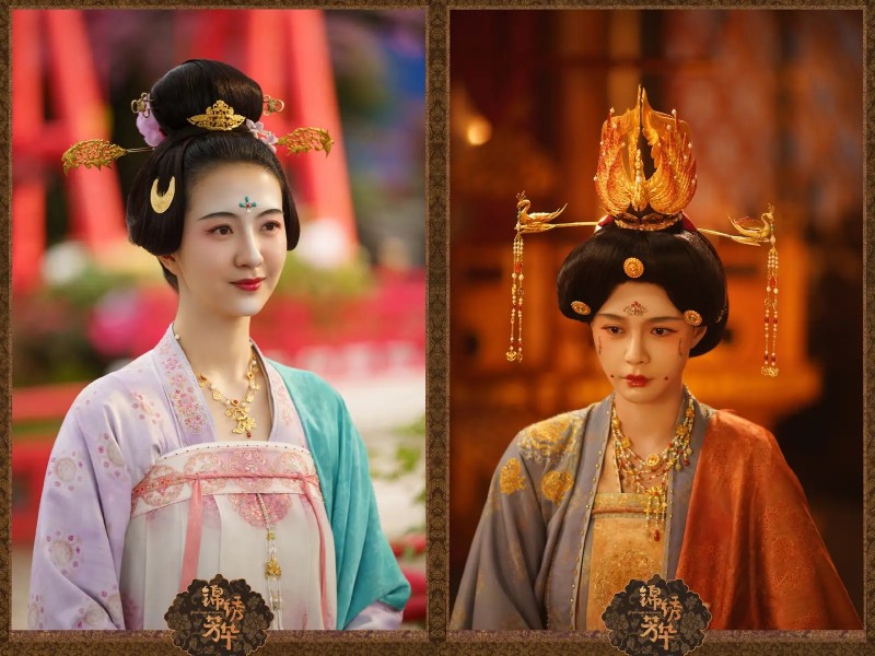 胡可母子现身机场,14岁安吉大人身高小孩性格,一头长发封印颜值